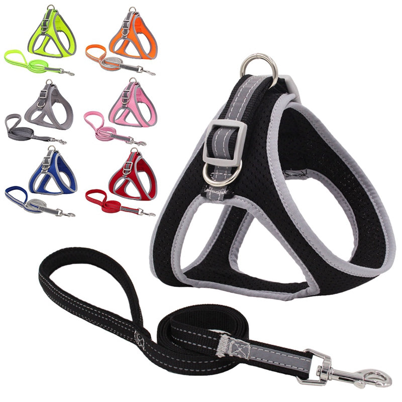 Pet chest harness vest type traction rope
