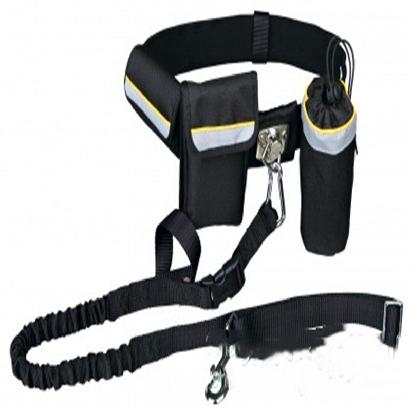 Pet traction rope running
