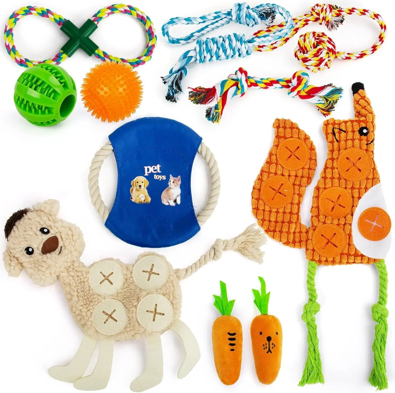 Ultimate 11-Piece Dog Toy Set