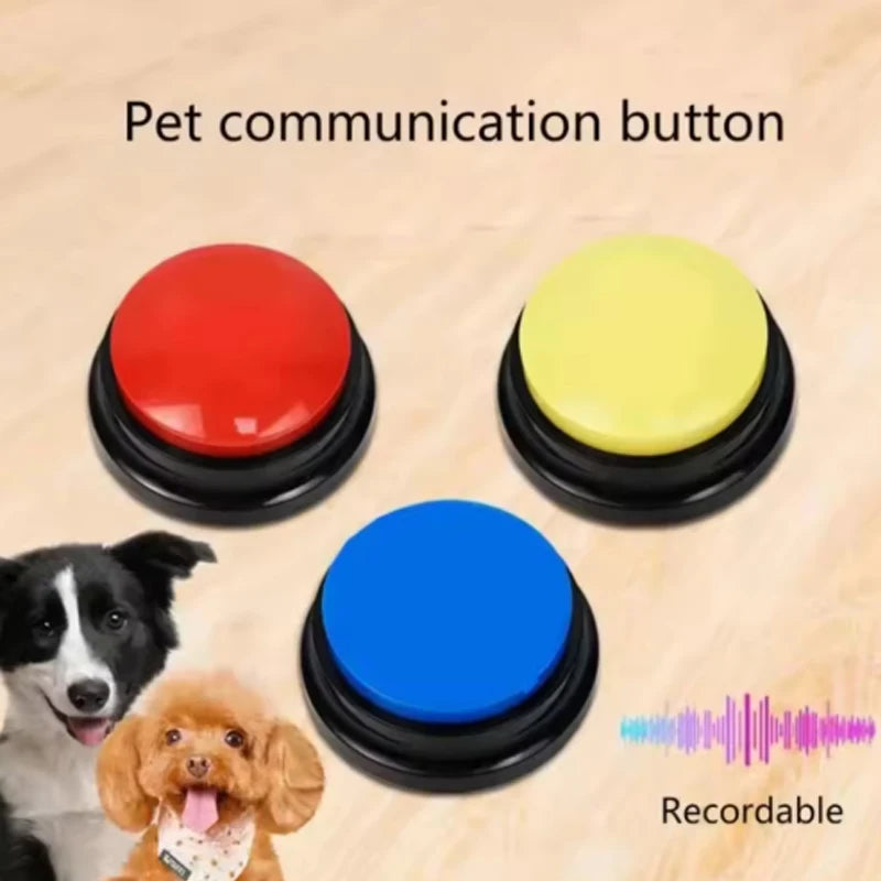 Dog Toys Funny Recordable Talking Buttons