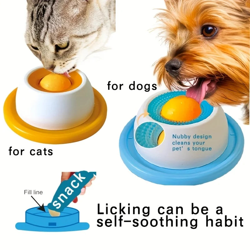 Interative Lick toy slow feeder