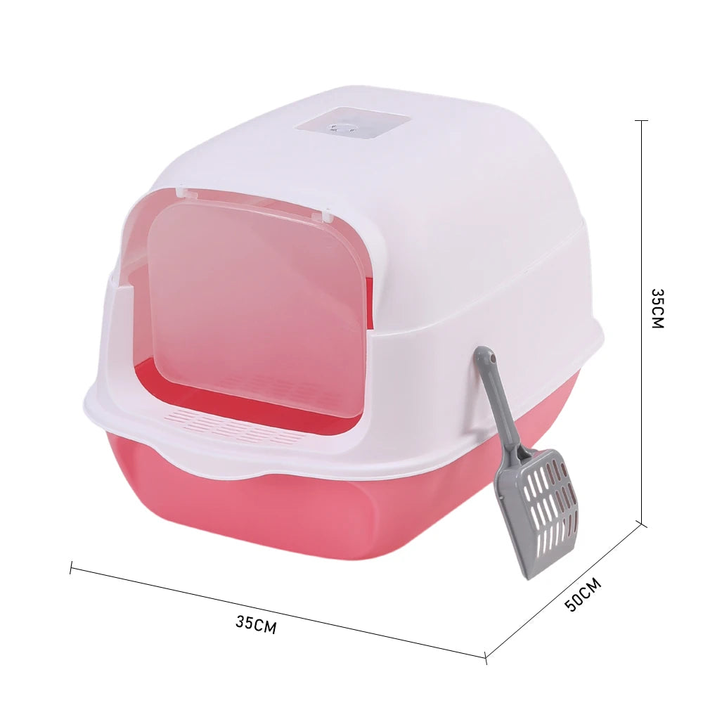 Cat toilet with scoop