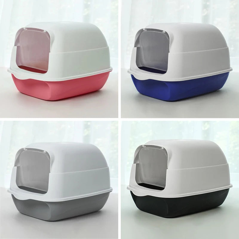 Cat toilet with scoop