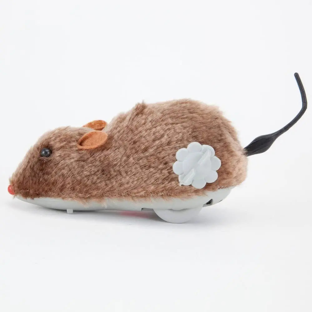 Funny Lifelike Plush Mouse Running Rat Toy